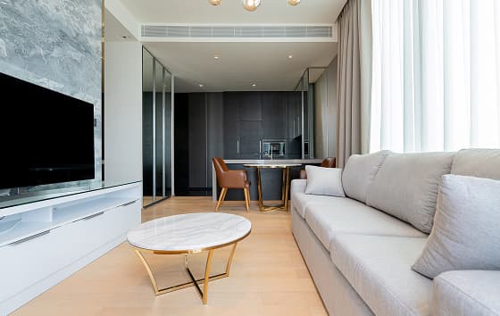 リビングのインテリア写真