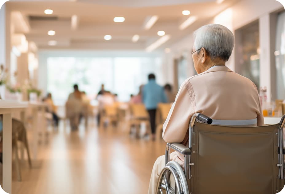 福祉施設の共用スペースのイメージ